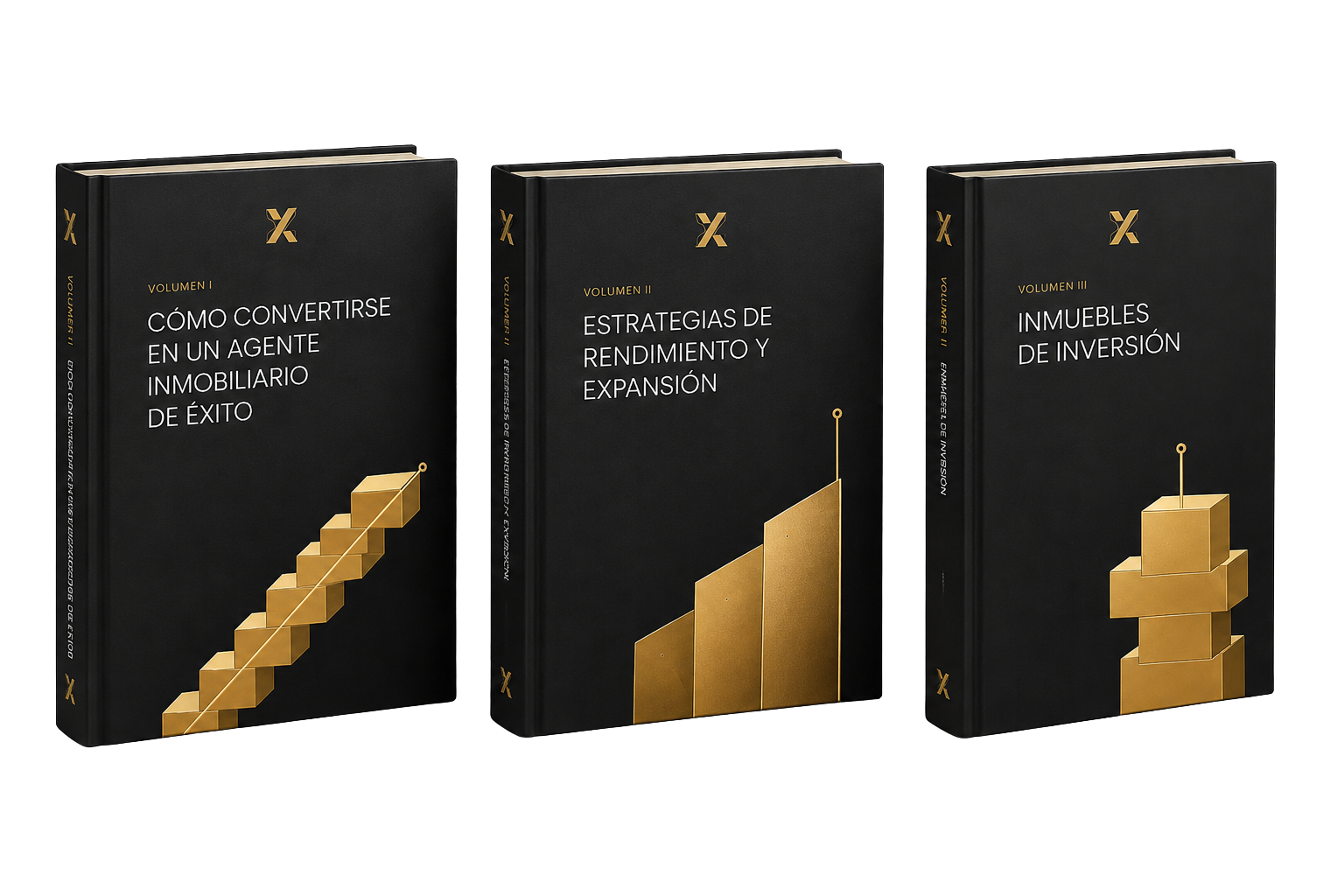 Volúmenes I, II y III de REALNYX Editorial
