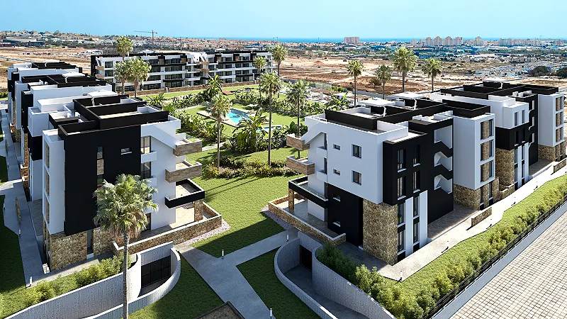 Moderno residencial en una ubicación privilegiada de Torrevieja
