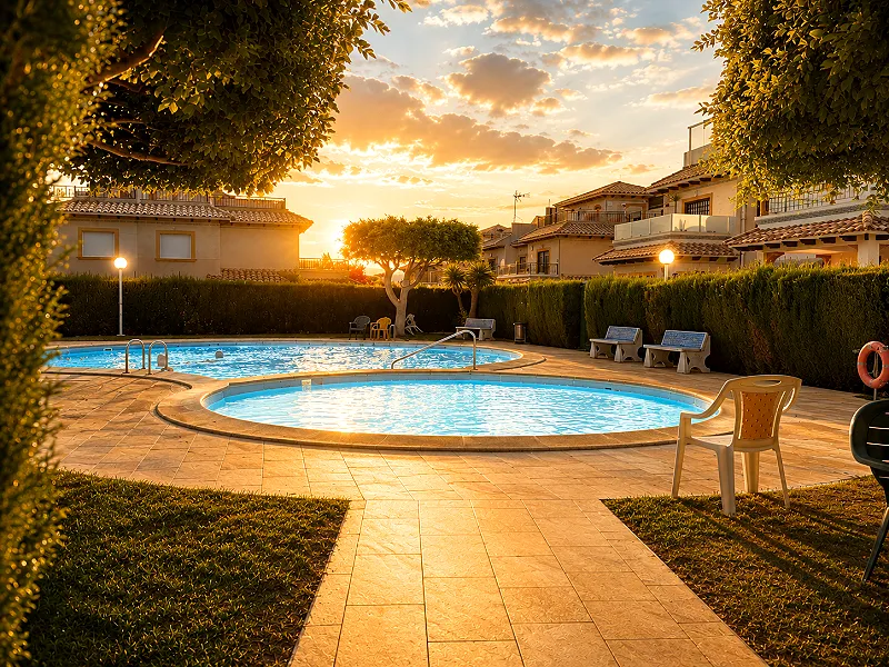 Punta Prima! Increíble ático dúplex 2+1, con espectaculares vistas despejadas y al mar + Preciosa piscina comunitaria