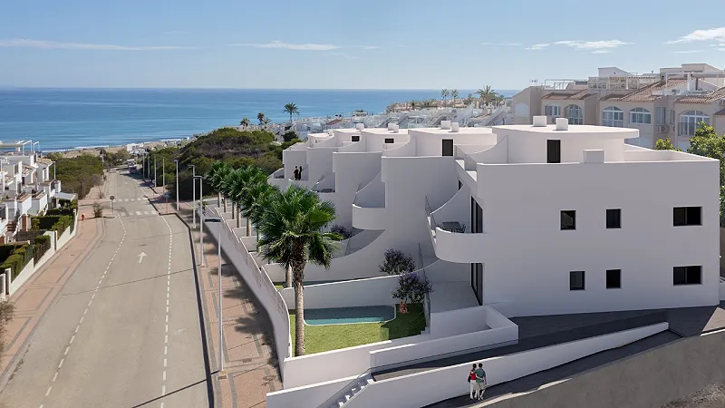 Vivienda moderna con vistas al mar Mediterráneo en La Mata