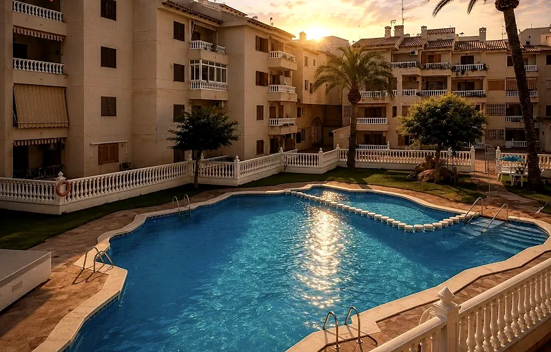 Playa de los Locos! Amplio apartamento con excelente distribución de espacios en urbanización exclusiva con piscina a solo 160 metros de la playa